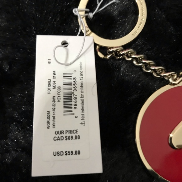 BNWT Kate Spade Keychain - Picture 2 of 2